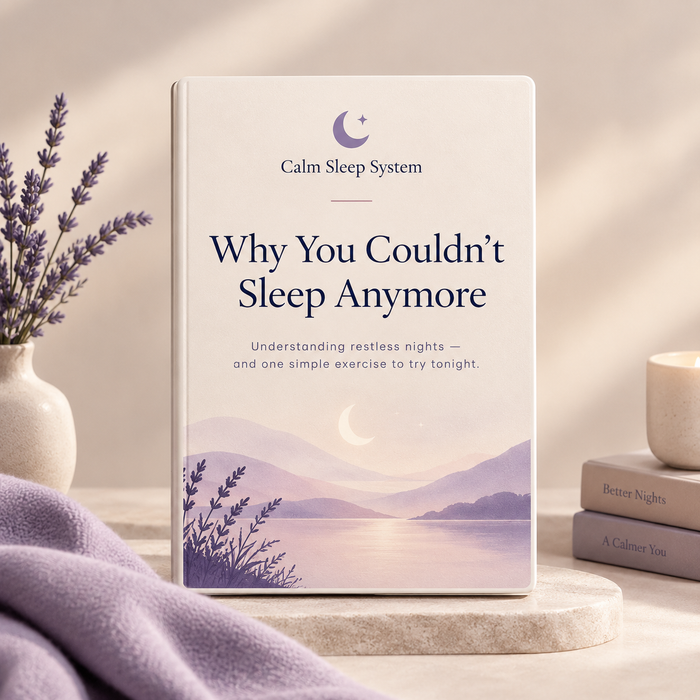 Why You Couldn't Sleep Anymore
